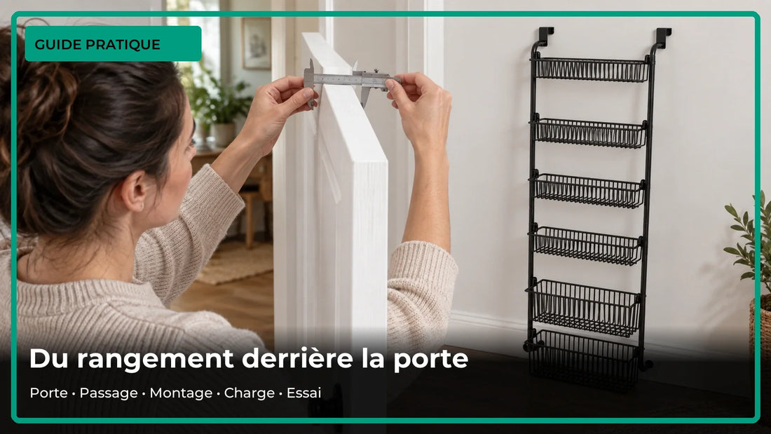Installer un rangement derrière une porte : 5 vérifications
