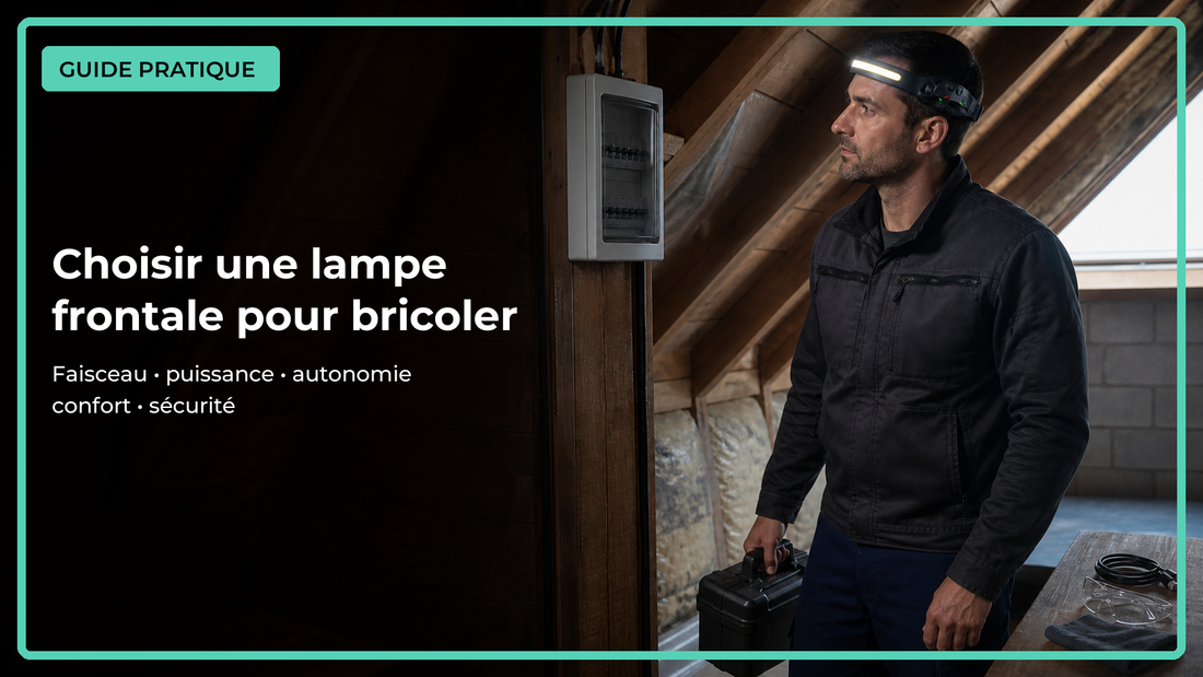 Guide pour choisir une lampe frontale afin de bricoler dans un espace sombre
