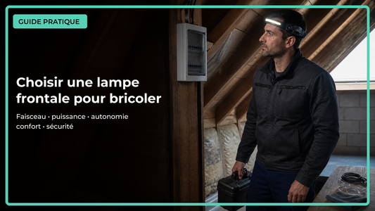 Guide pour choisir une lampe frontale afin de bricoler dans un espace sombre