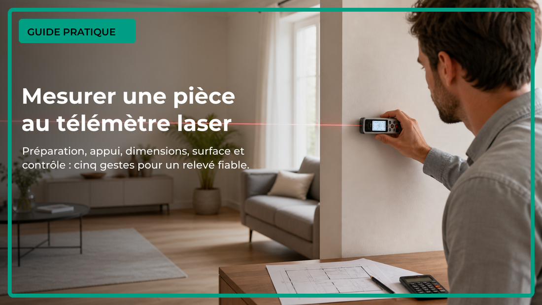 Guide pour mesurer une pièce avec un télémètre laser