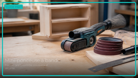 Guide pratique pour choisir une mini-ponceuse à bande pour petites pièces de bois