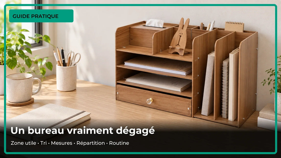 Organiser un petit bureau sans l’encombrer : 5 étapes