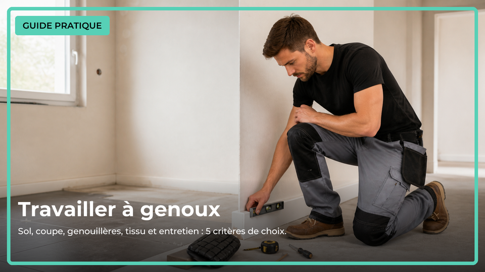 Guide pour choisir un pantalon de travail adapté aux tâches réalisées à genoux