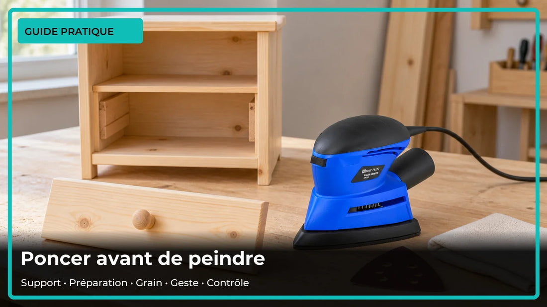 Comment poncer un meuble en bois avant de peindre ?