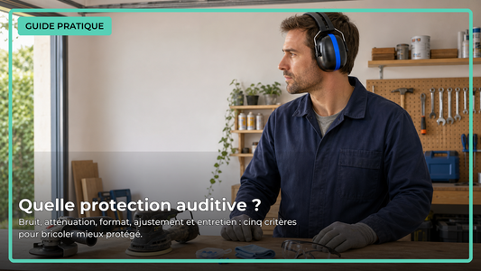 Guide pour choisir une protection auditive adaptée aux outils bruyants