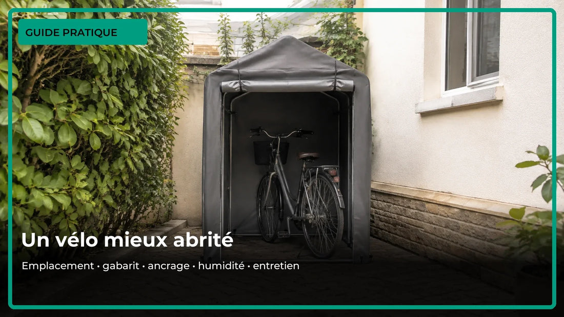 Comment protéger un vélo dehors de la pluie ?