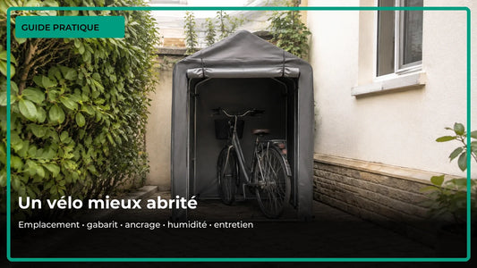 Comment protéger un vélo dehors de la pluie ?