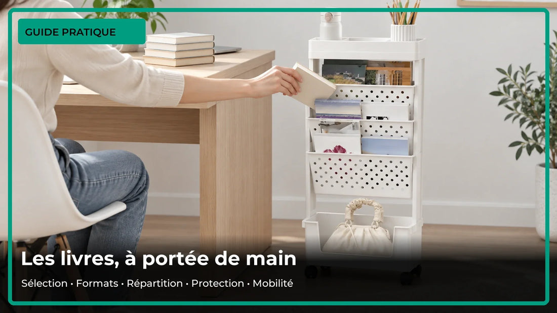 Ranger des livres quand on manque de place : 5 idées