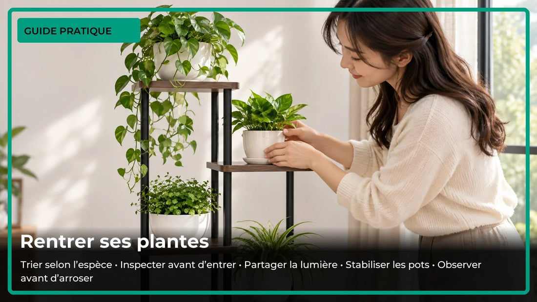 Comment rentrer ses plantes pour l’hiver quand on manque de place ?