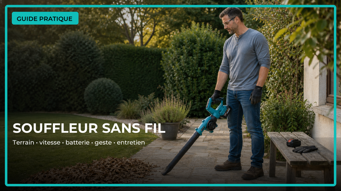 Guide pratique pour choisir un souffleur sans fil adapté à un petit jardin