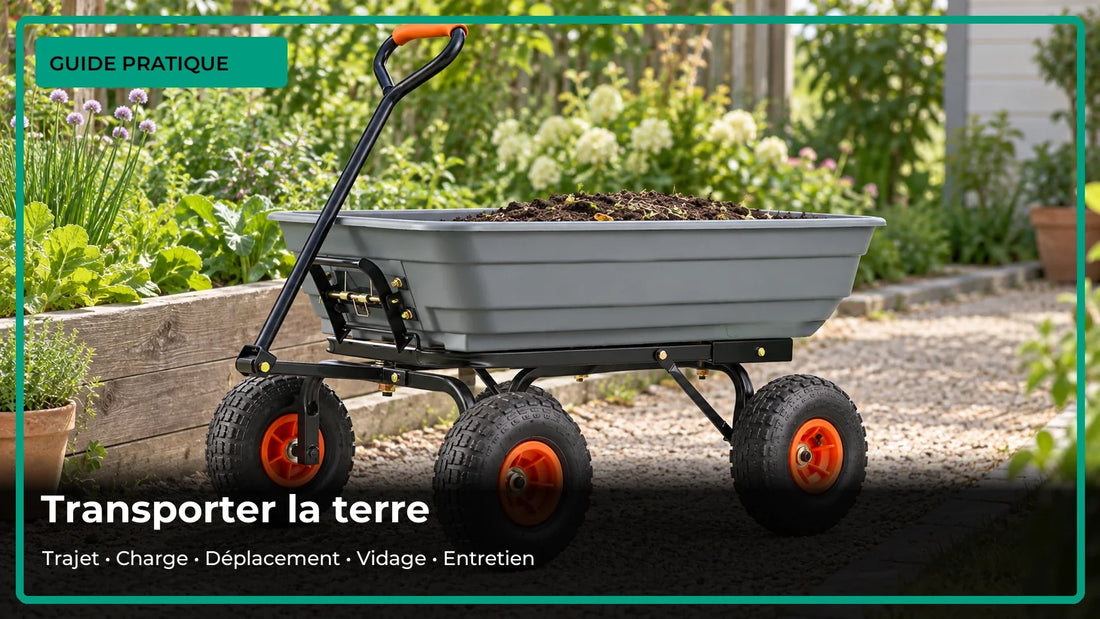Transporter de la terre dans le jardin : 5 étapes pratiques