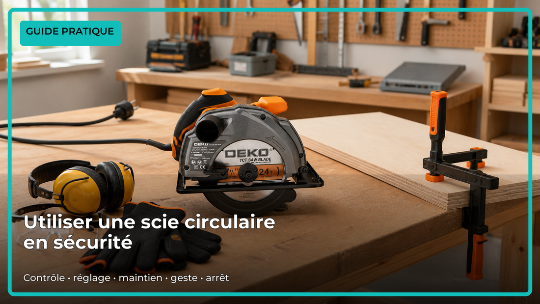Guide pratique pour utiliser une scie circulaire en sécurité
