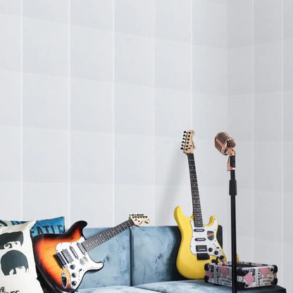 18 panneaux acoustiques autocollants 30 × 30 cm en polyester - Panneaux acoustiques autocollants