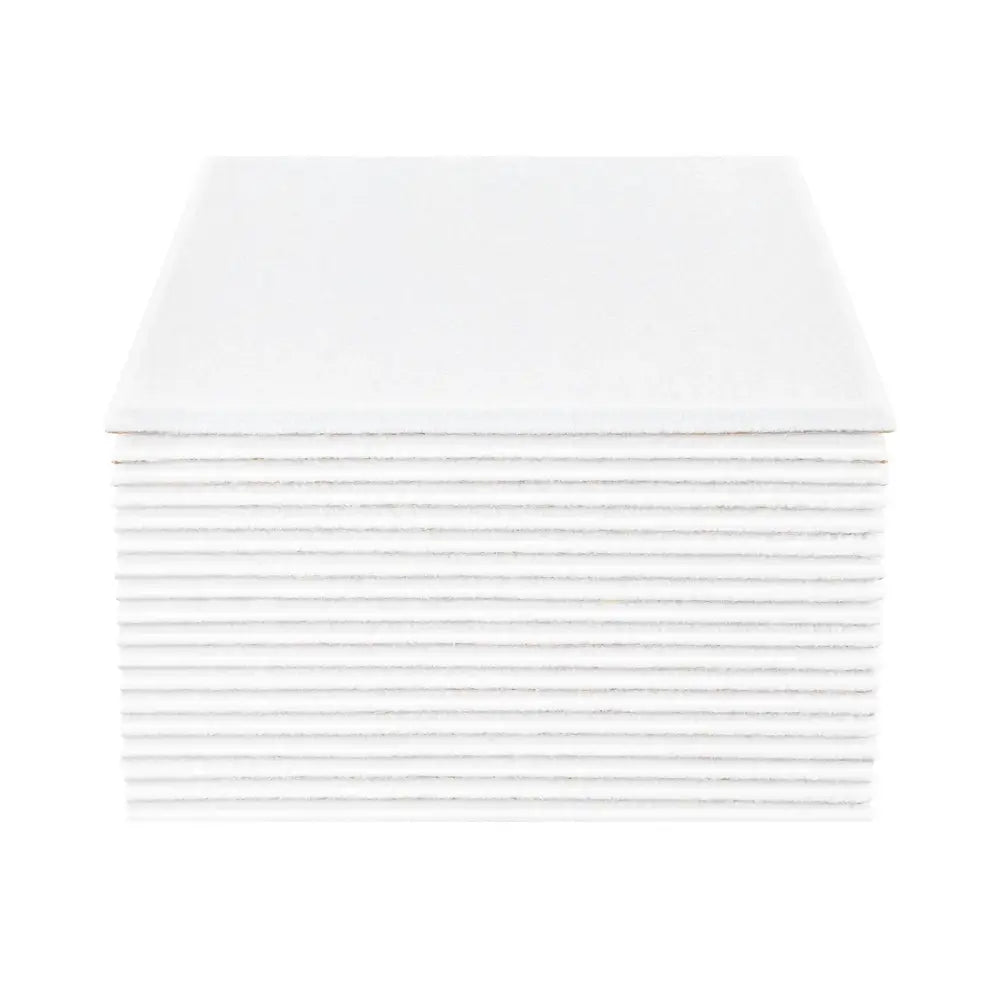 18 panneaux acoustiques autocollants 30 × 30 cm en polyester - Panneaux acoustiques autocollants