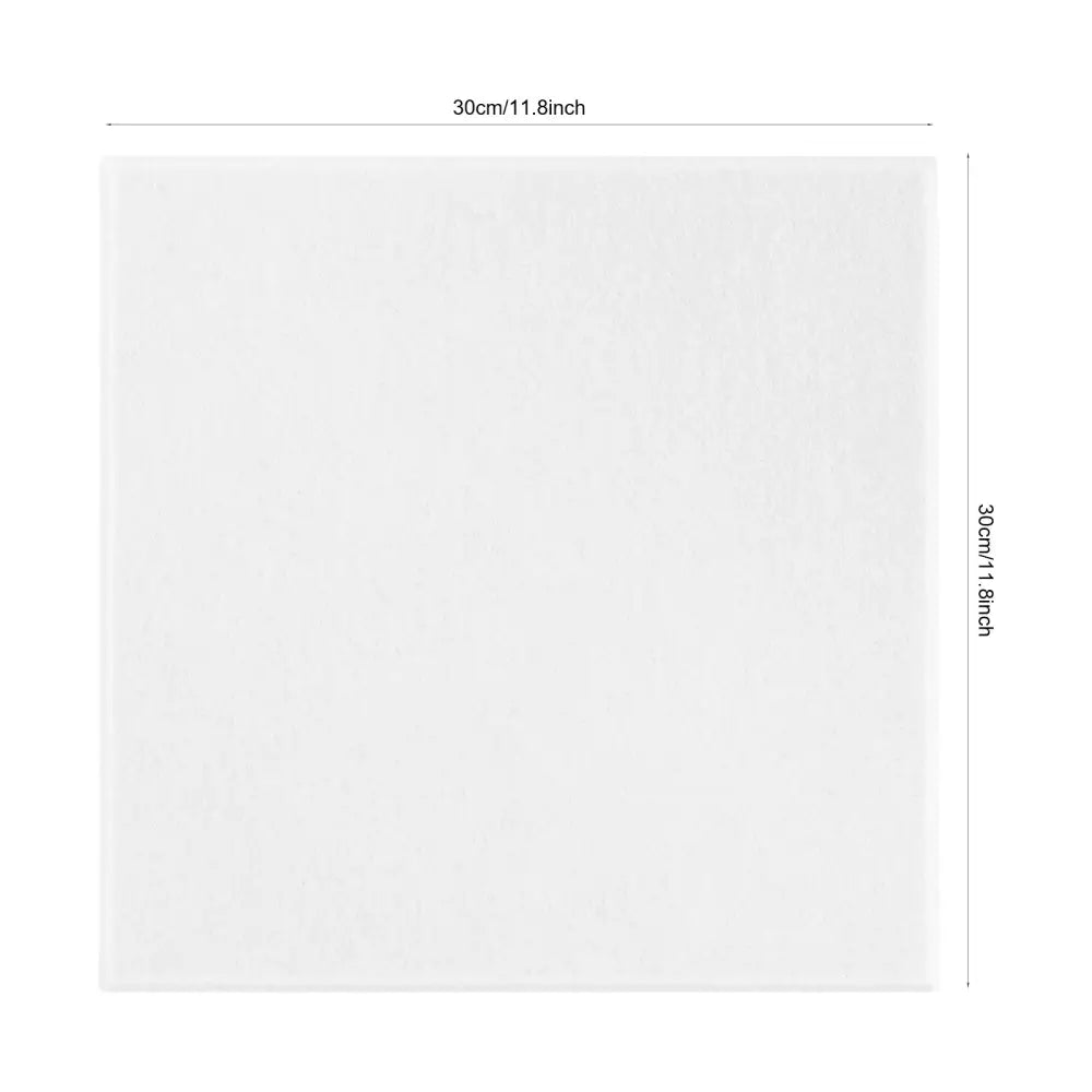 18 panneaux acoustiques autocollants 30 × 30 cm en polyester - Panneaux acoustiques autocollants