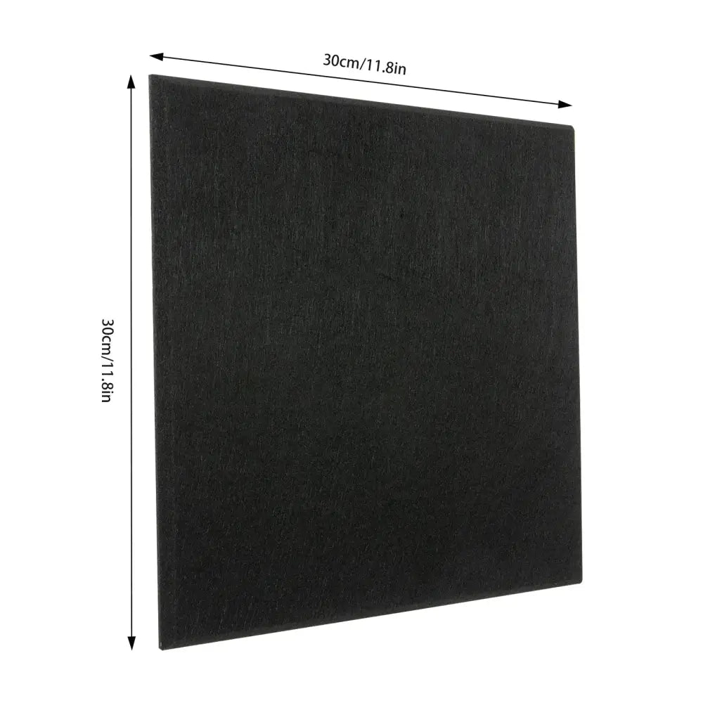 18 panneaux acoustiques autocollants 30 × 30 cm en polyester - Panneaux acoustiques autocollants