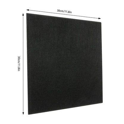 18 panneaux acoustiques autocollants 30 × 30 cm en polyester - Panneaux acoustiques autocollants