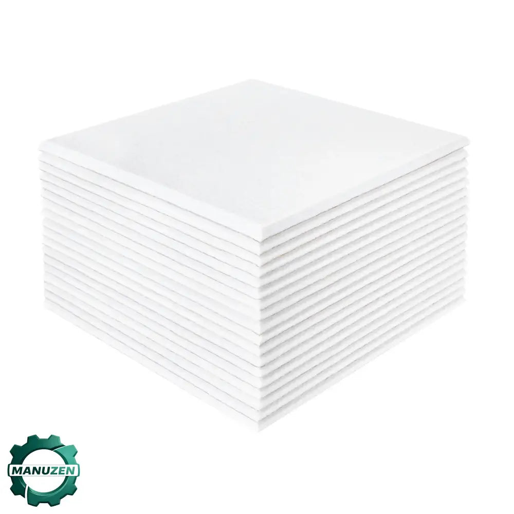 18 panneaux acoustiques autocollants 30 × 30 cm en polyester - Blanc / Allemagne / 18 panneaux | Carré | 0,9 cm