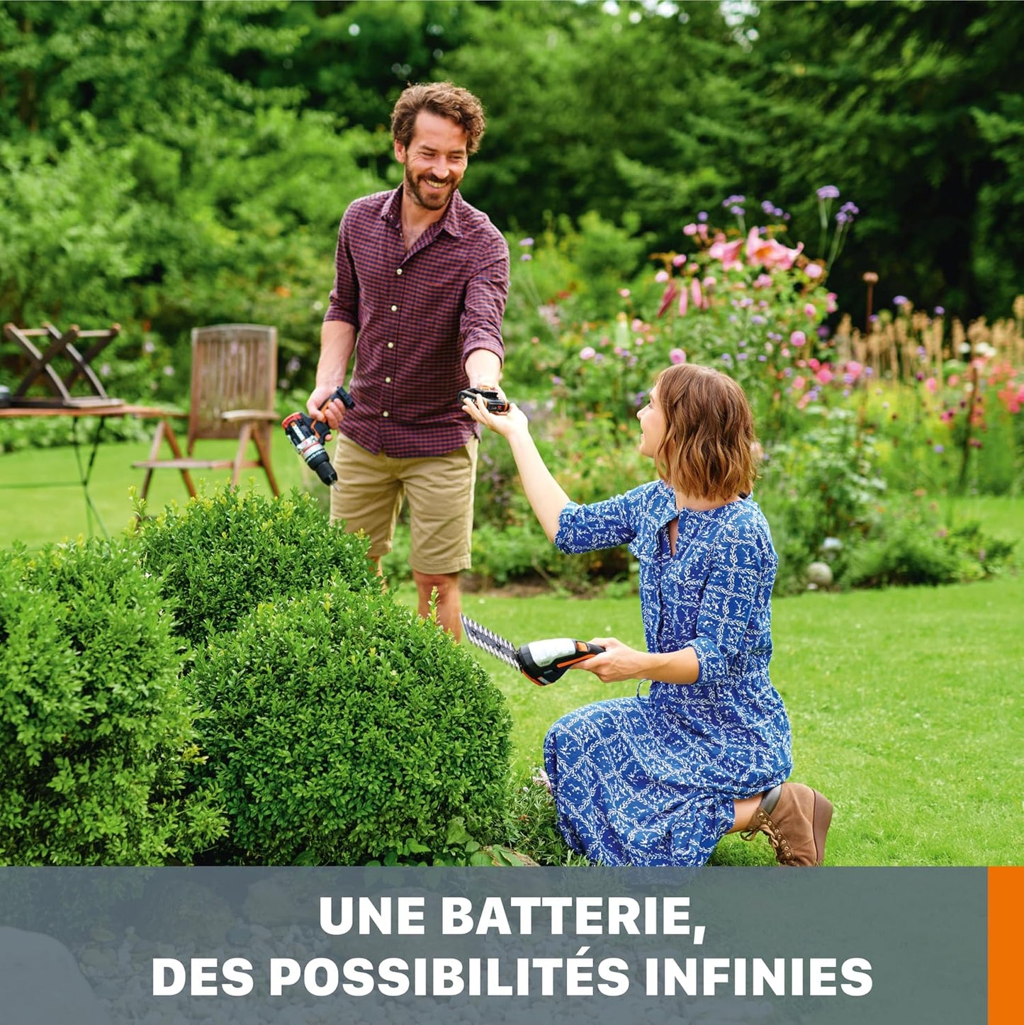 Pack 2 Batteries Powershare Pro 20V 4 Ah WA3644.2