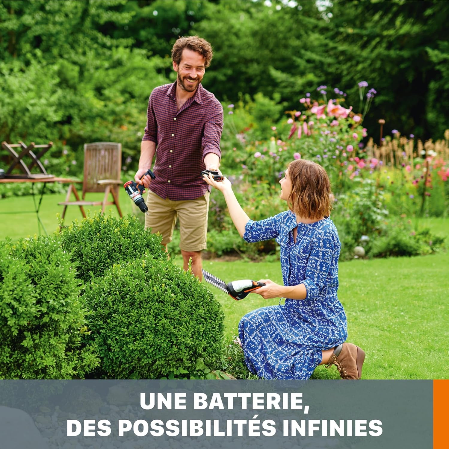 Pack 2 Batteries Powershare Pro 20V 4 Ah WA3644.2