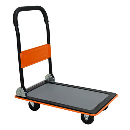 Chariot plateforme pliable 150 kg – manutention et rangement