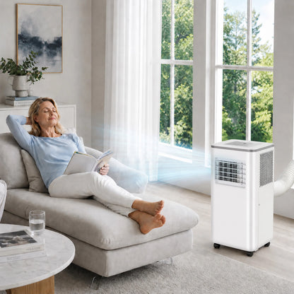 Climatiseur Portable 4 En 1 9000 BTU Air 270 M3h Déshumidification