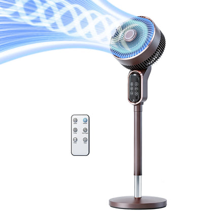 Ventilateur Sur Pied Silencieux Télécommande 3 Vitesses