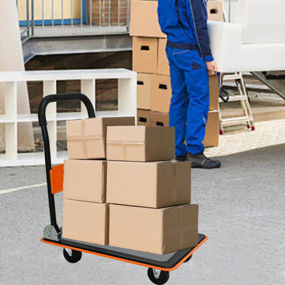 Chariot plateforme pliable 150 kg – manutention et rangement