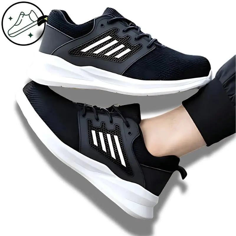 AIRSTEEL - Baskets de sécurité noires basket de sécurité pour homme et femme baskets de sécurité noires Baskets de sécurité S1