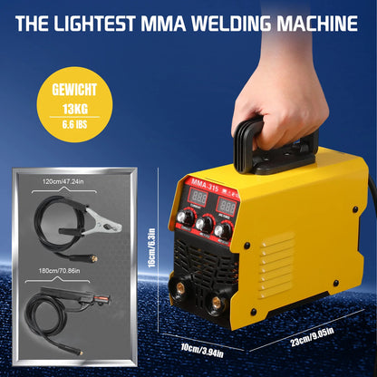 Soudeuse MMA-315 Portable Onduleur IGBT 20-315 A Réglable