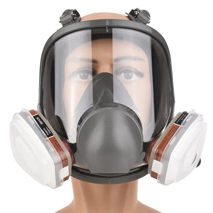 Masque à Gaz Intégral 6800 15 en 1 Pour Vapeurs Chimiques Filtre 95
