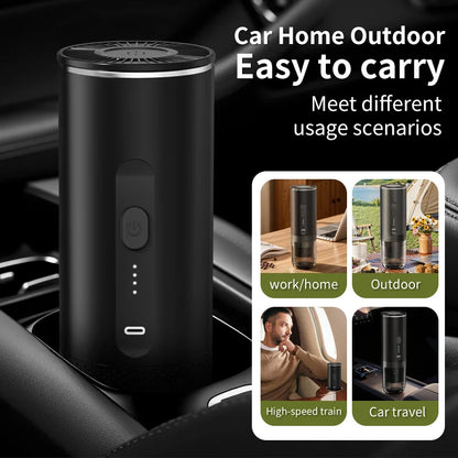 Cafetière expresso portable électrique – capsules et café moulu