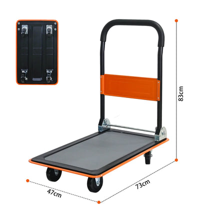 Chariot plateforme pliable 150 kg – manutention et rangement