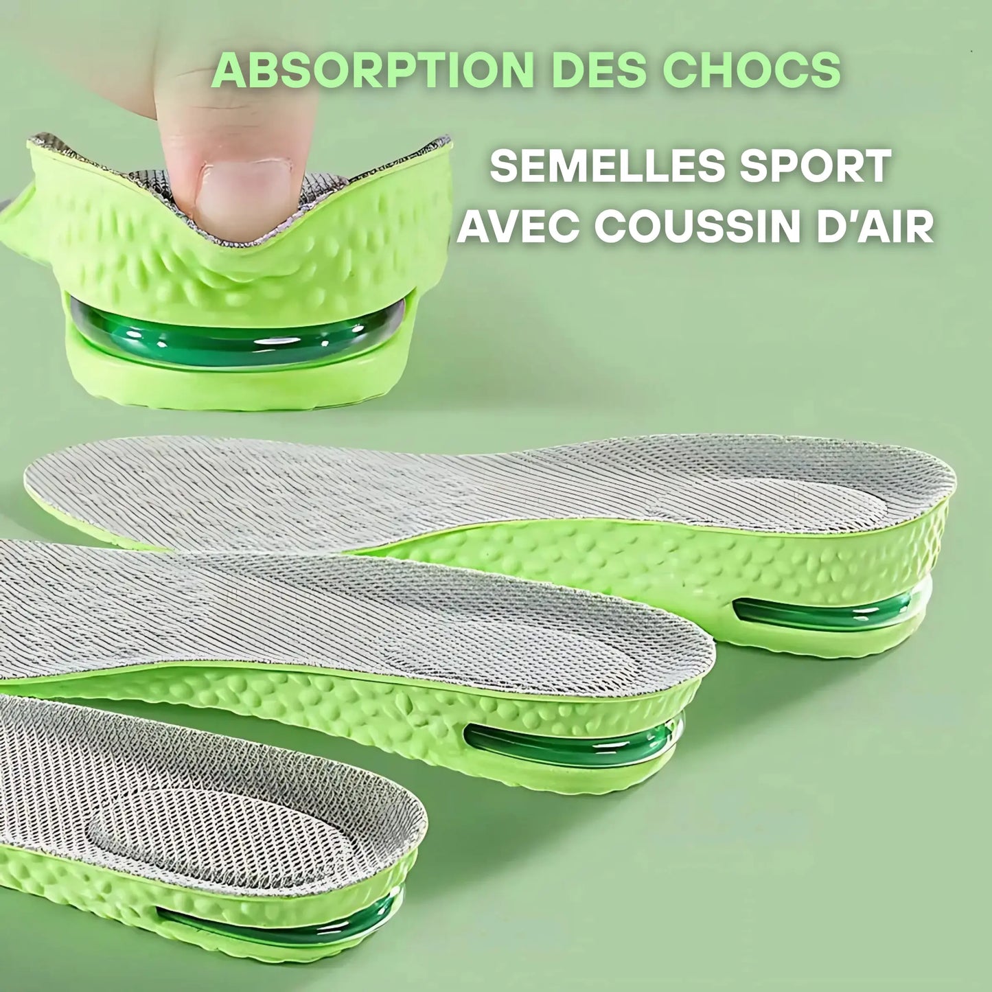 Airzen - Semelle gain de taille et confort