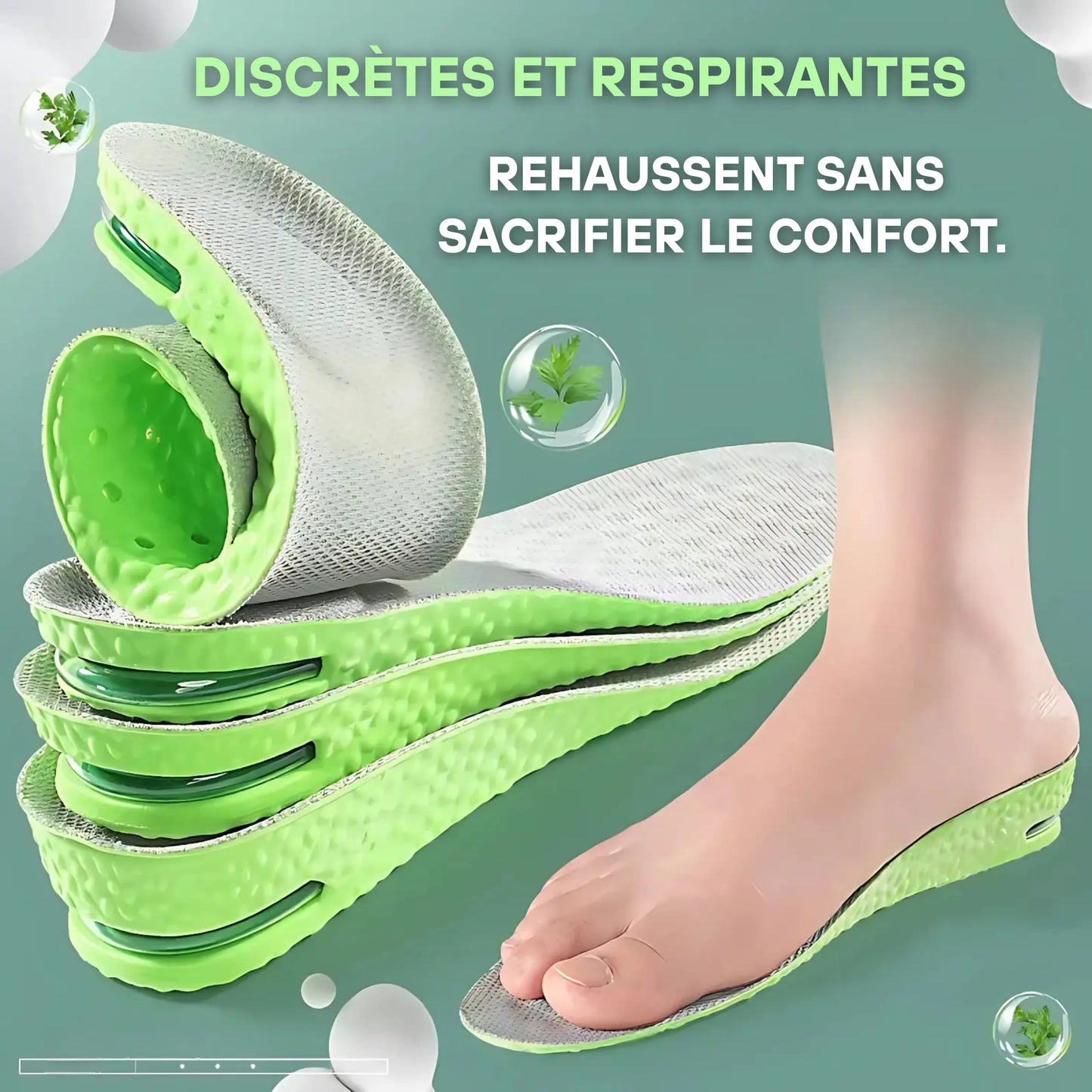 Airzen - Semelle gain de taille et confort