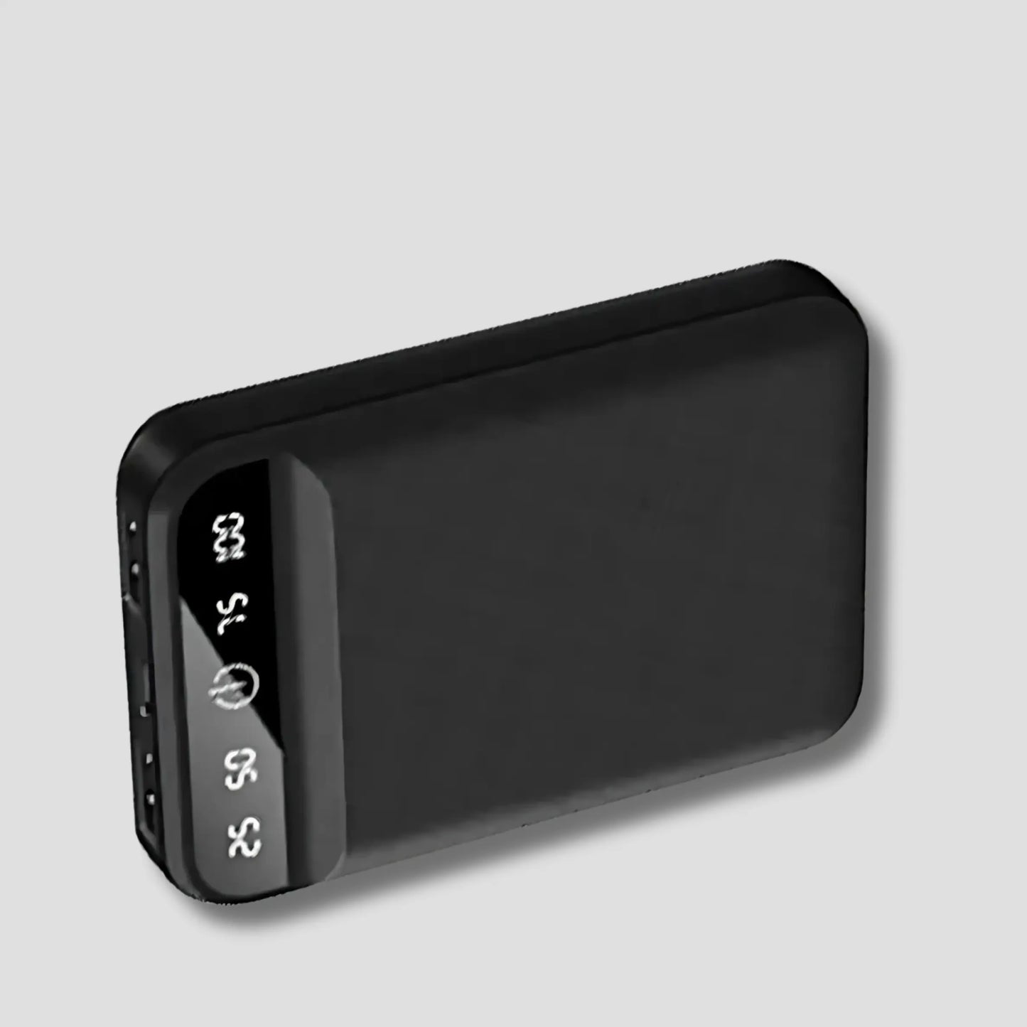 Batterie externe légère avec écran – USB 5V/2A Noir Stock Central accessoires affichage appareils assure avec batterie capacit cette charge cran curit dispositifs externe format pour protections rapide rapidebatterie smartphones usage