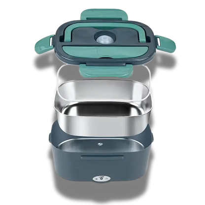 Boîte à Lunch Électrique 3-en-1 - Maison, Bureau et Voiture 220v avec bureau camion cette chauds chauffez cipient compartiment confort cuill domestique elle facile fourchette inclus inox isotherme lectrique lunch maison minutes nettoyer partout plastique portable pour praticit pratiques quotidien rapide repas tout voiture voiturebo