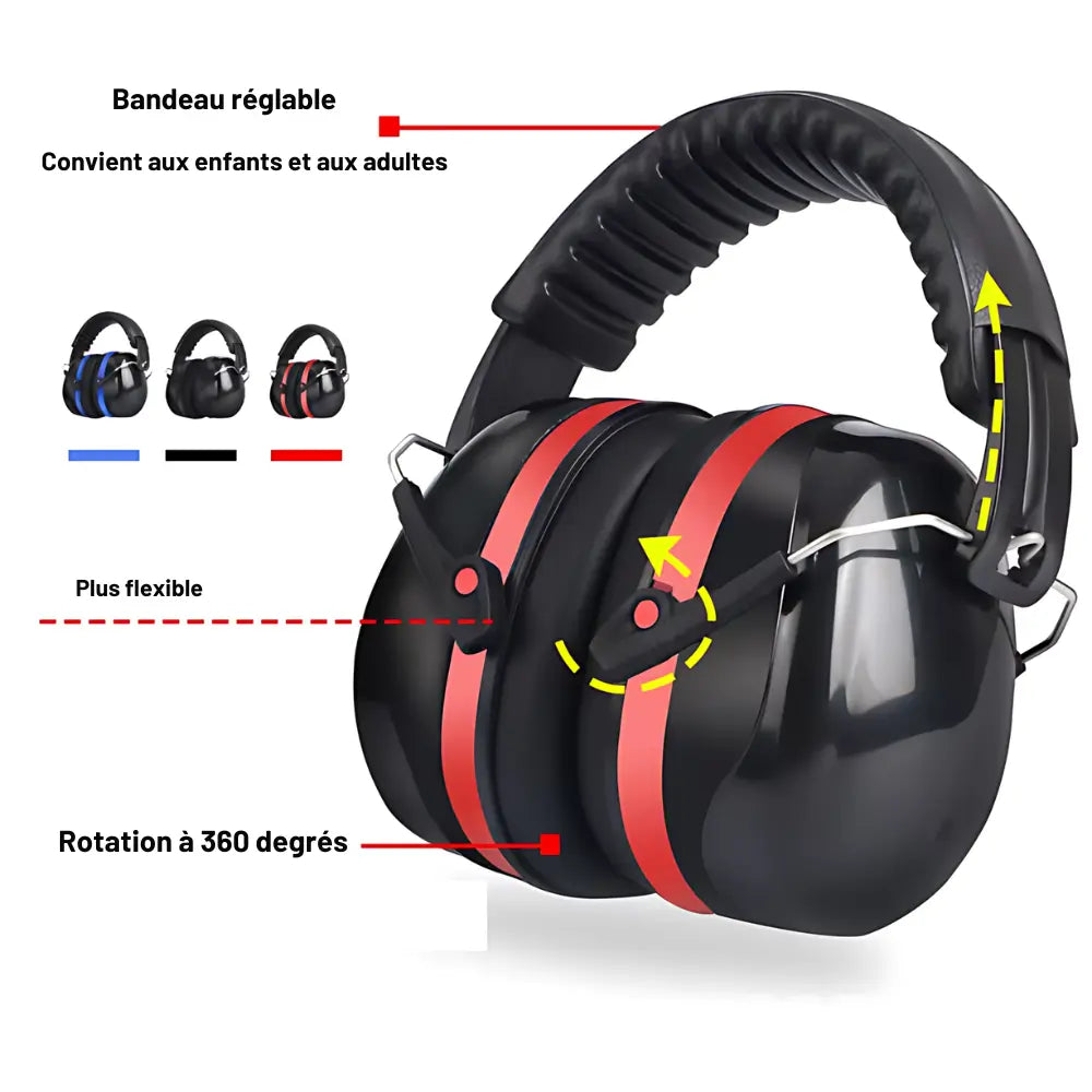 Casque Anti-Bruit pour le Travail - SNR 35 dB anti bruit bruit casque casque anti bruit pour protection travail