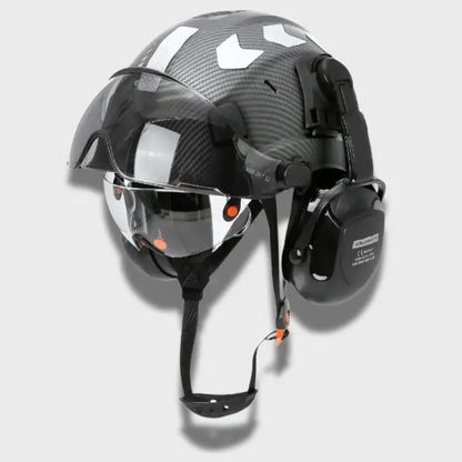 Casque de sécurité multifonction AME-GS Ensemble en fibre de carbone A activit ajustement avec casque circulation confort curit doublure forme lunettes meilleure menton multifonction normes pour protection ration rieur sangle suspension syst tissu tractable trous visi