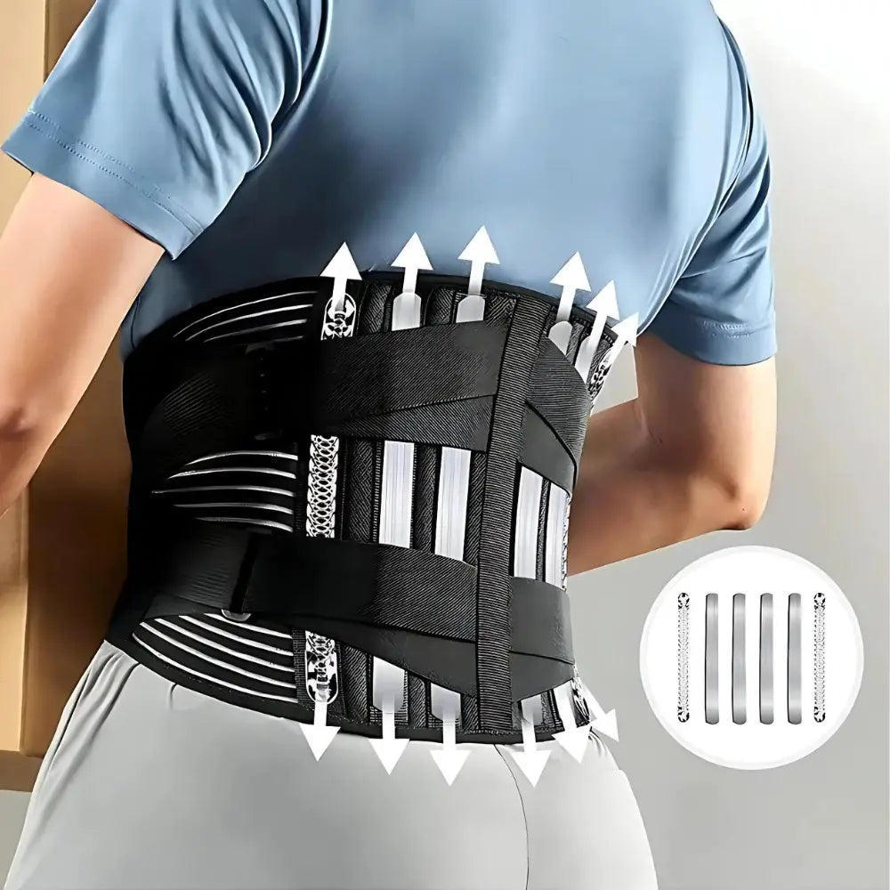 Ceinture de soutien lombaire au Travail - WEUPFLY ceinture lombaire travai dos massage soulagement