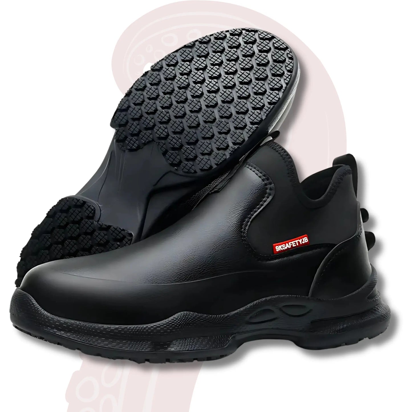 9kJB ProGrip - Bottes de sécurité antidérapantes 9kjb ables ales antid bottes caoutchouc confort confortablesbottes cuisine curit design elles enfiler ergonomique excellente faciles imperm large leur logistique maintenance maintien pour progrip rapantes sans semelle stabilit