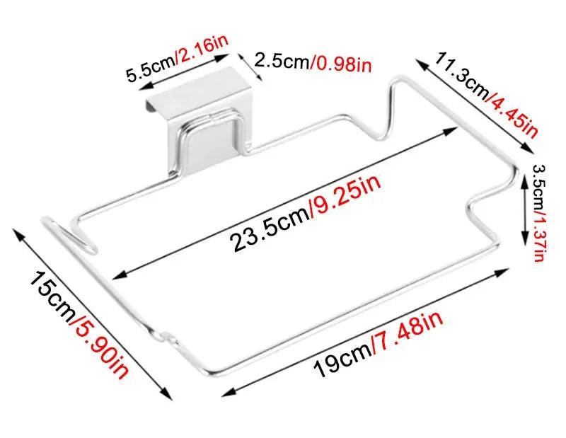 DoorHook Support Sac Polyvalent Argent