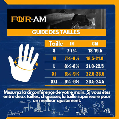Foram : Gants anti-dérapants pour travaux anti anti-dérapants bricolage cision compatibles confort cran curit design durabilit foram gants gers grip haute leur manutention pour prise rapants renforc respirant spandex tactile travaux