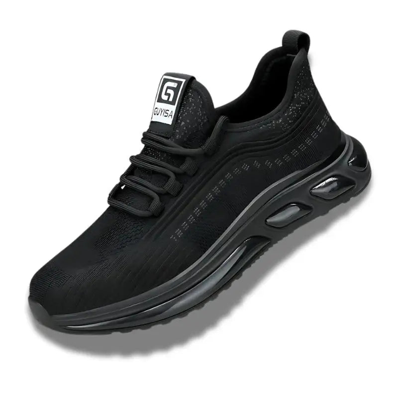 GUY-ISA - Baskets de sécurité Noir 2 basket de sécurité pour homme et femme Baskets de sécurité Baskets de sécurité normées