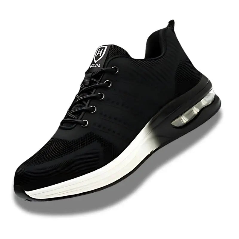 H & J - Baskets de sécurité / légèreté et discrétion Blanc noir Baskets de sécurité Baskets de sécurité pour homme et femme Baskets de sécurité S1