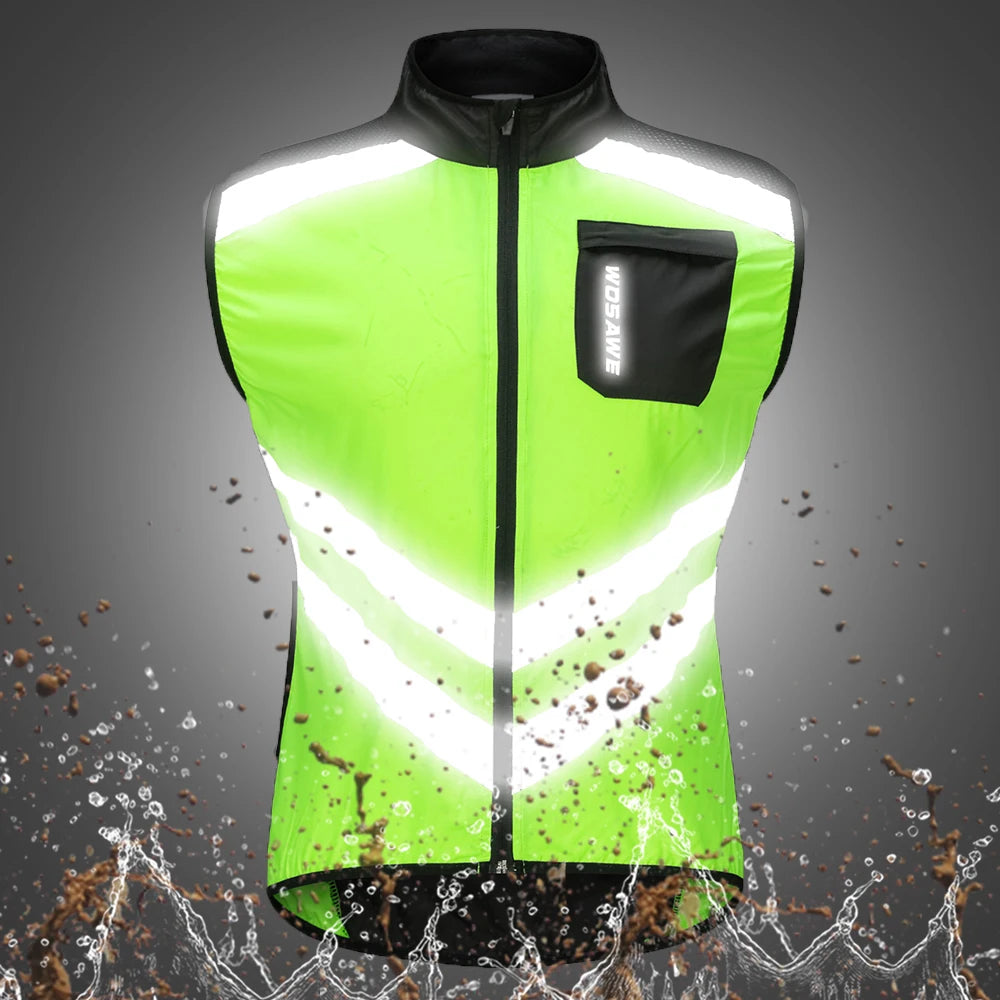 Gilet Haute Visibilité WOSAWE Reflective Pro BL208-G