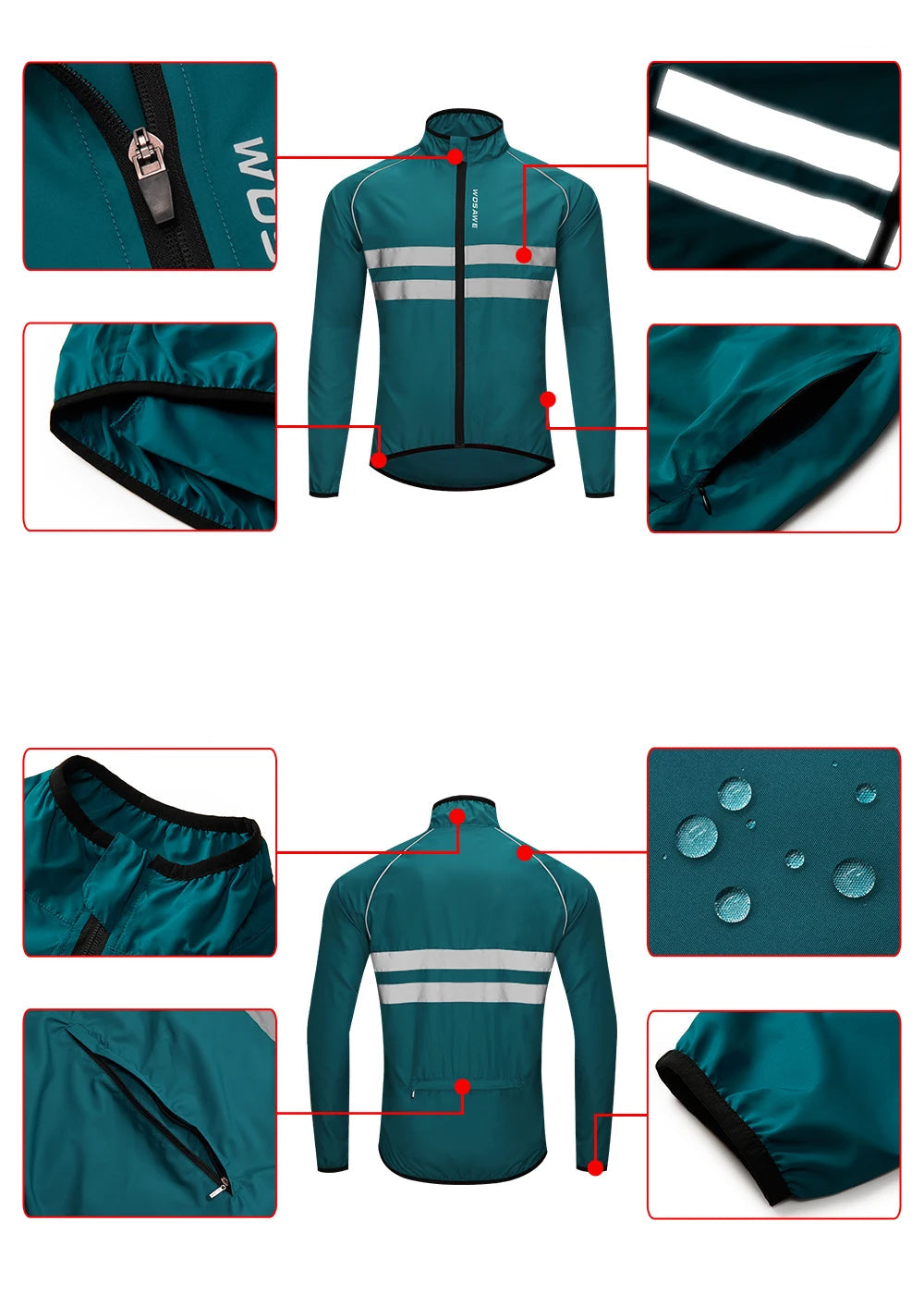 Gilet Haute Visibilité WOSAWE Reflective Pro