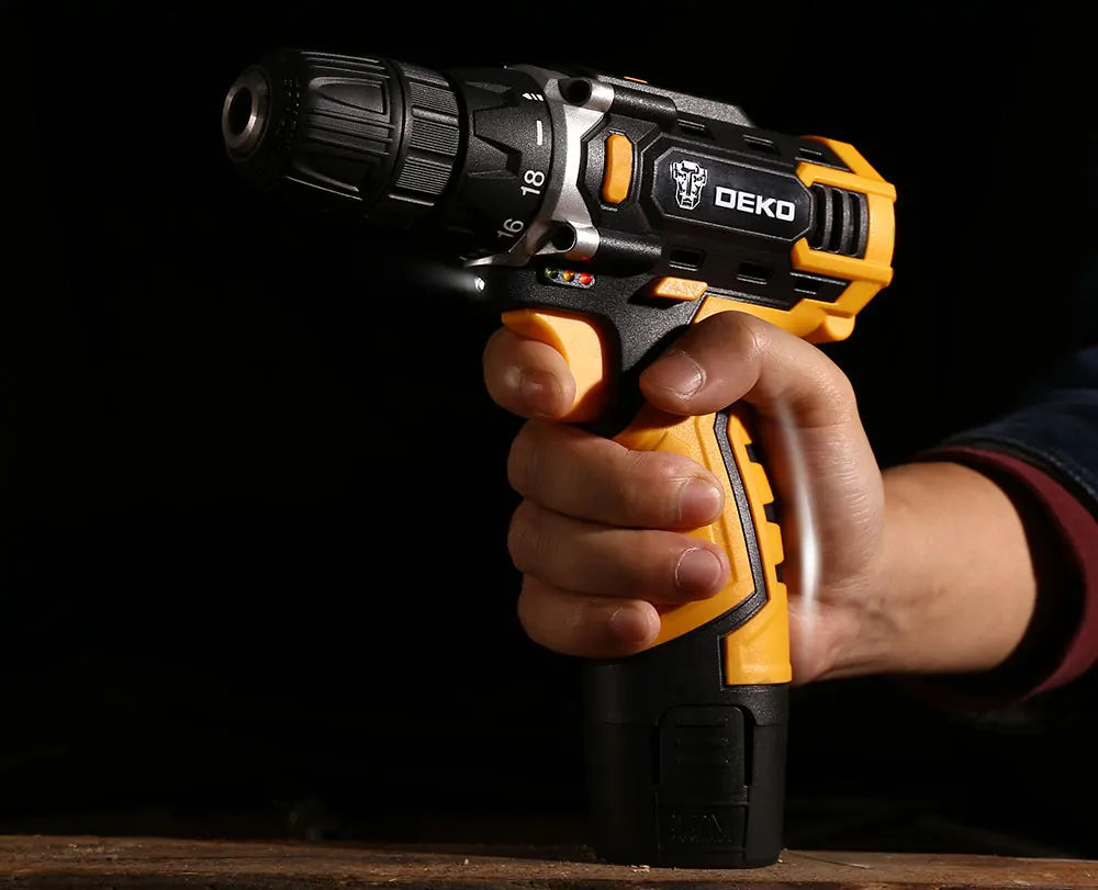 DEKO Perceuse Visseuse Sans Fil 12V-20V - Couple 42 Nm - Mandrin 10 mm 12v 2 vitesses 20v 42 nm _Hi_chtgptapp_optimised_this_description-generator _Hi_chtgptapp_optimised_this_seo-meta-description _Hi_chtgptapp_optimised_this_seo-meta-title _Hi_chtgptapp_optimised_this_tags-generator _Hi_chtgptapp_optimised_this_title-generator abs bois bricolage embouts vissage forets 10 mm lithium ion mandrin 10 mm mandrin autoserrant menuiserie perceuse visseuse poignée caoutchouc réglage couple sans fil