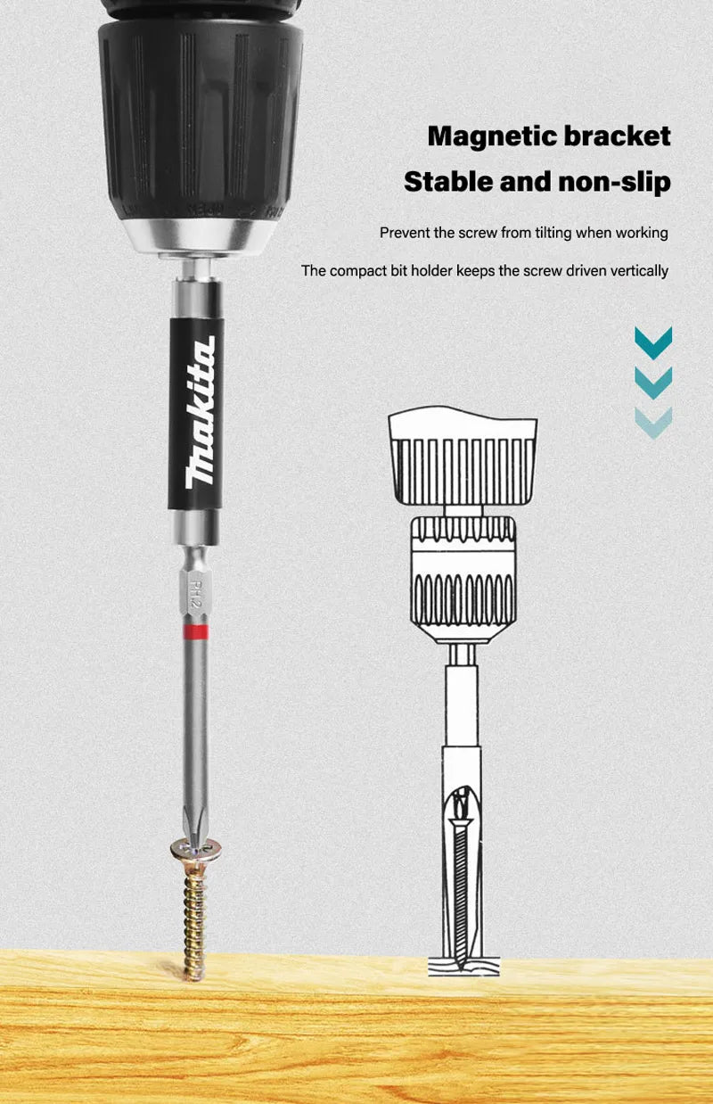 Makita B-55697 Jeu D'embouts Tournevis 43 Pièces Code Couleur Pour Outil