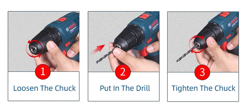 Bosch GSR 120-LI Perceuse Sans Fil 12V - Puissante pour Travaux Métal et Bois - Manuzen